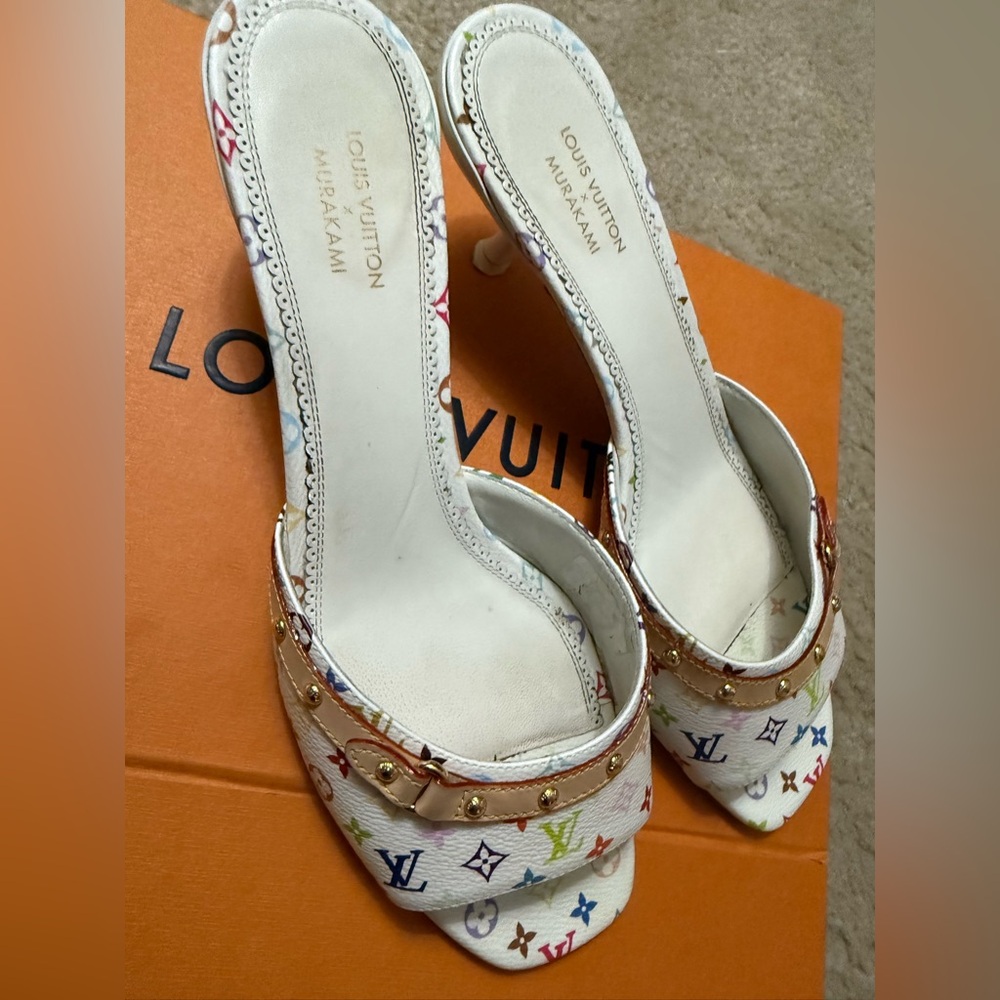 Louis Vuitton Takashi Murakami 6am mules